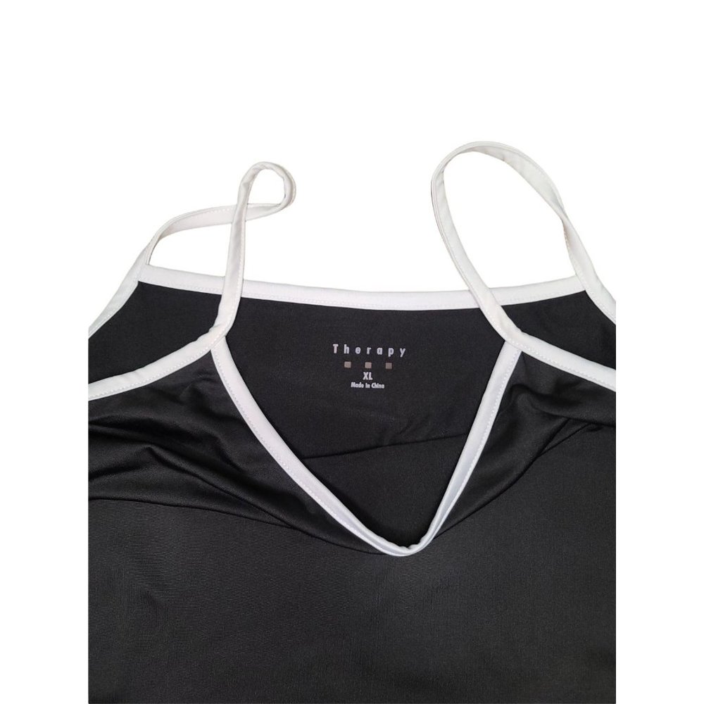 Basic Black Strappy Bodysuit - image 3